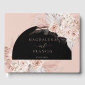 Livre D'or mariage de fleurs boho (Recto)