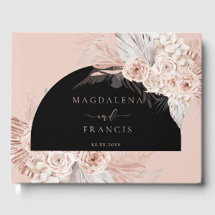 Livre D'or mariage de fleurs boho