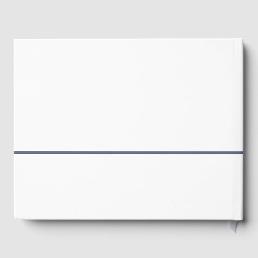 Livre D'or Mariage de fleurs d'anémone aquarelle (Verso)