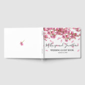 Livre D'or Mariage de fleurs de cerisiers roses (Complet)