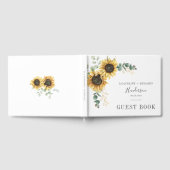 Livre D'or Mariage de fleurs de tournesol (Complet)