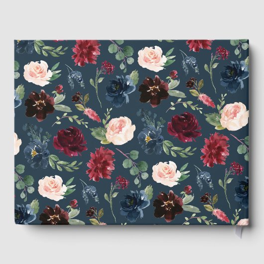 Livre D'or Mariage de fleurs radieuses (Verso)