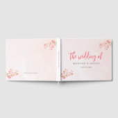 Livre D'or Mariage de fleurs rose printemps cerise fleurs (Complet)