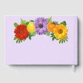 Livre D'or Mariage de jardin floral de agrumes (Verso)