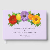 Livre D'or Mariage de jardin floral de agrumes (Recto)