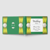Livre D'or Mariage de monogramme Emerald & Yellow Pearl (Complet)
