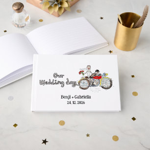 Livre D'or Mariage de moto Mariée et marié