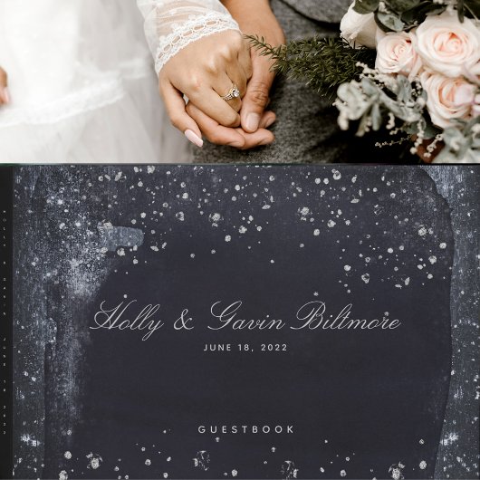 Livre D'or Mariage de nuit Silver Starry