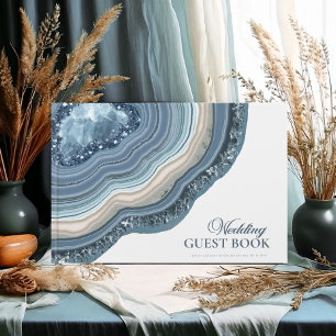 Livre D'or Mariage de Parties scintillant de géométrie d'âge 