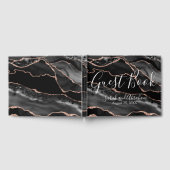 Livre D'or Mariage de Parties scintillant d'or du Rose d'âge  (Complet)