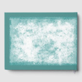 Livre D'or Mariage de plage de palmiers tropicaux (Verso)