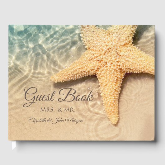 Livre D'or Mariage de plage Seastar (Recto)