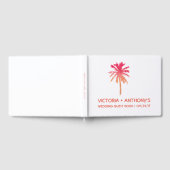 Livre D'or Mariage de plage Tropical Sunset Palm Tree Beach (Complet)