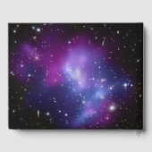 Livre D'or Mariage de Planétarium à grappes violettes (Verso)