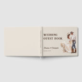 Livre D'or Mariage de Ranch occidental rustique (Complet)