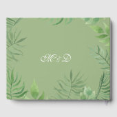 Livre D'or Mariage de remplissage aquarelle (Verso)