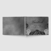 Livre D'or Mariage de Rose gothique gris élégant (Complet)