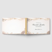 Livre D'or Mariage de script d'agate de Parties scintillant r (Complet)