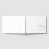 Livre D'or Mariage de script d'écriture manuscrite minimale e (Complet)