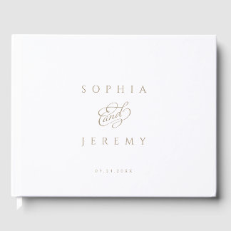 Livre D'or Mariage de script élégant