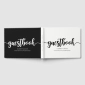 Livre d'or Mariage de script manuscrit moderne (Complet)