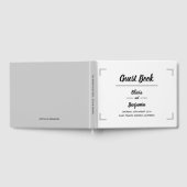 Livre D'or Mariage de script manuscrit simple (Complet)