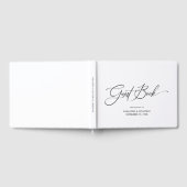 Livre D'or Mariage de script minimaliste moderne (Complet)