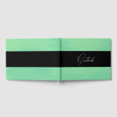 Livre D'or Mariage de texture d'aquarelle brossée (Complet)