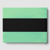 Livre D'or Mariage de texture d'aquarelle brossée (Verso)