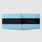 Livre D'or Mariage de texture d'aquarelle brossée (Complet)