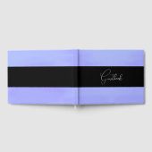 Livre D'or Mariage de texture d'aquarelle brossée (Complet)