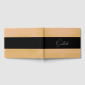 Livre D'or Mariage de texture d'aquarelle brossée (Complet)