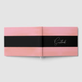 Livre D'or Mariage de texture d'aquarelle brossée (Complet)