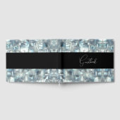 Livre D'or Mariage de texture de glace sculptée (Complet)