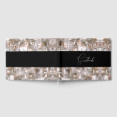 Livre D'or Mariage de texture de glace sculptée (Complet)