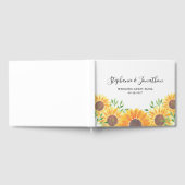 Livre D'or Mariage de tournesols aquarelle (Complet)