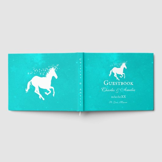 Livre d'or Mariage de Unicorne Turquoise (Complet)