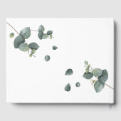 Livre D'or Mariage de verdure Eucalyptus (Verso)