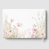 Livre D'or Mariage Délicate Fleur Sauvage (Verso)