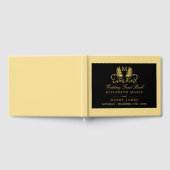 Livre D'or Mariage d'emblème Floral d'or (Complet)