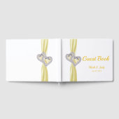 Livre d'or Mariage des Coeurs de Diamant Jaune (Complet)