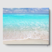 Livre D'or Mariage des coquillages de mariage de plage (Verso)