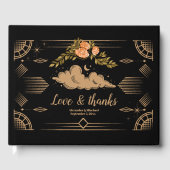 Livre D'or Mariage des étoiles noires de minuit céleste (Recto)