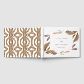 Livre D'or Mariage des feuilles de chute d'aquarelle (Complet)