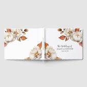 Livre D'or Mariage des fleurs botaniques d'automne enchantées (Complet)