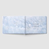 Livre D'or Mariage des flocons d'argent d'hiver congelés (Complet)