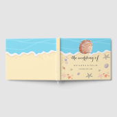 Livre D'or Mariage d'été Minimal Blue Ocean (Complet)