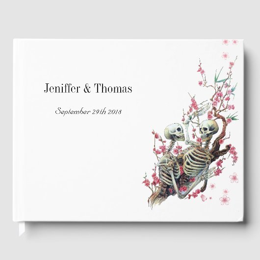 Livre d'or mariage d'Halloween (Recto)