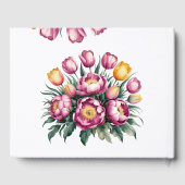 Livre D'or Mariage d'harmonie florale dynamique (Verso)