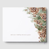 Livre D'or Mariage d'hiver élégant (Verso)